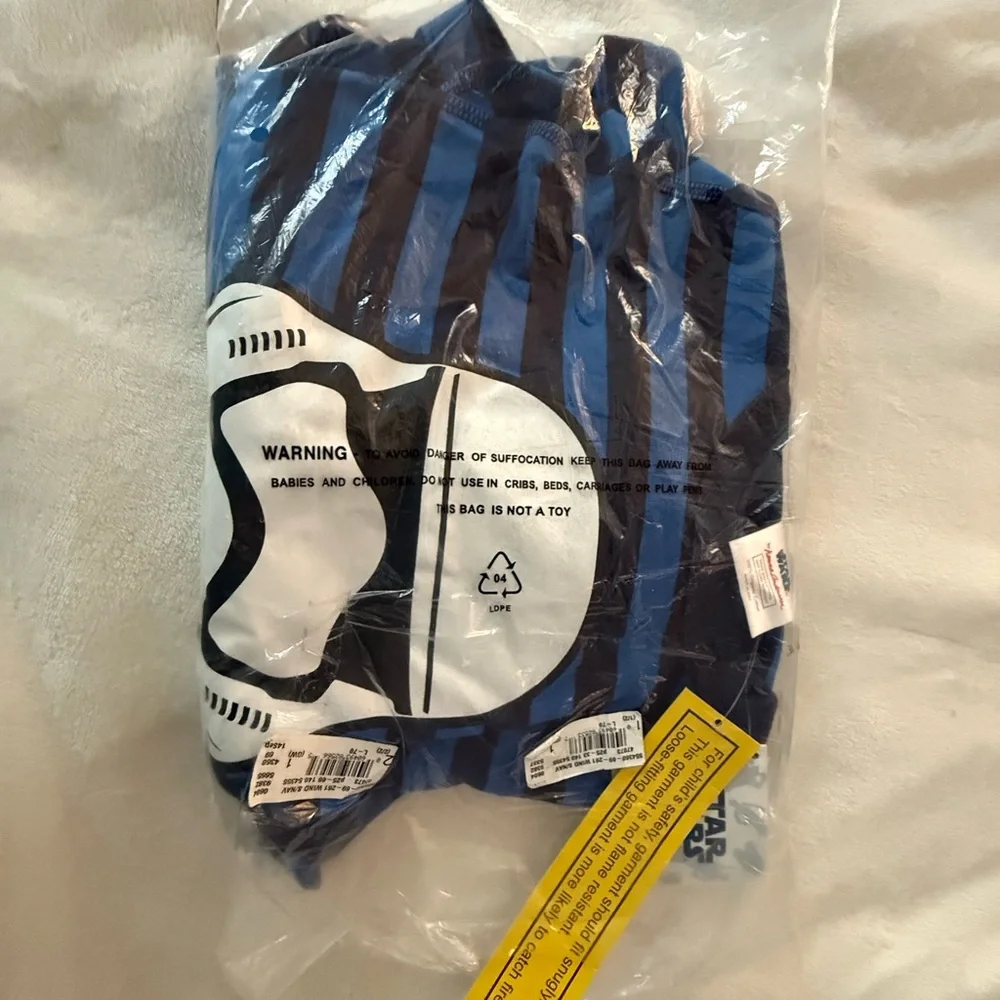 NWT Hanna Andersson Star Wars Storm Trooper Organic PJs Size 10/110 cm - Picture 4 of 4